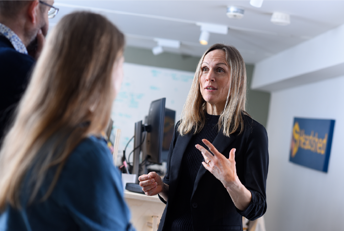 Hils på Ellen Lippe, vår inspirator i programvareutvikling og Lead developer i Headshed